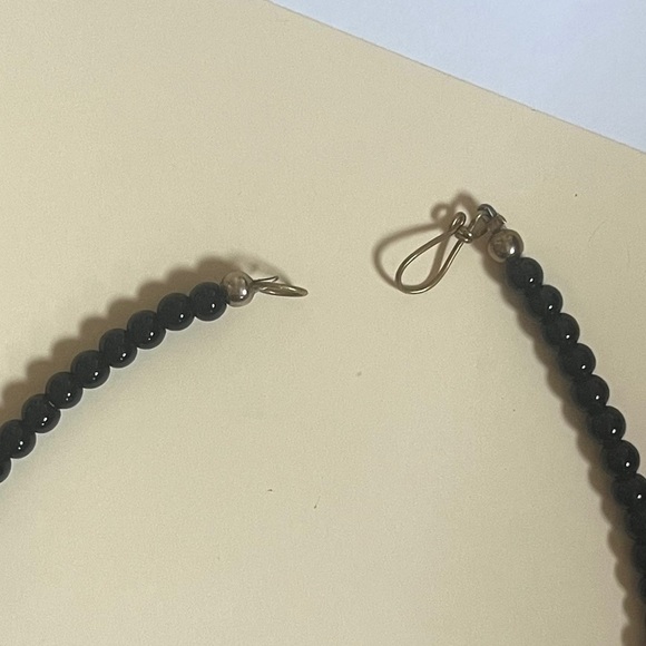 south africa 🇿🇦 boho turquoise black gold boho fringe statement necklace - Picture 10 of 12